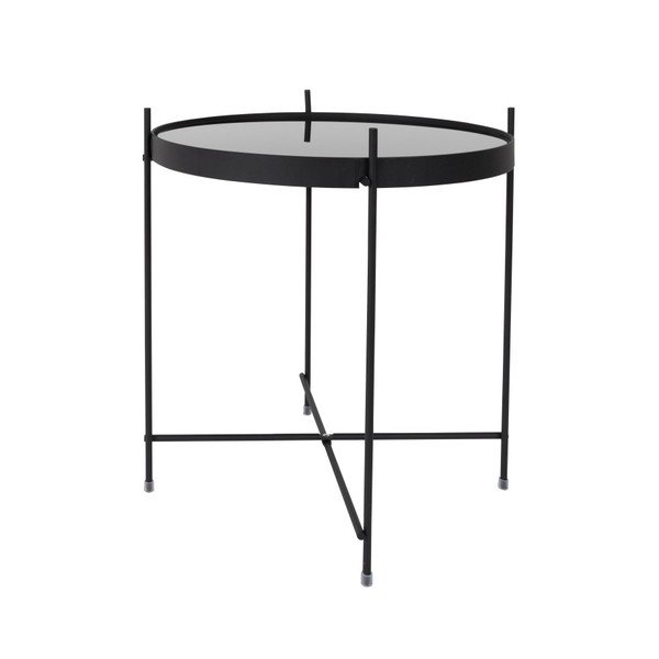 Cupid fekete tárolóasztal, ⌀ 43 cm - Zuiver-image-3