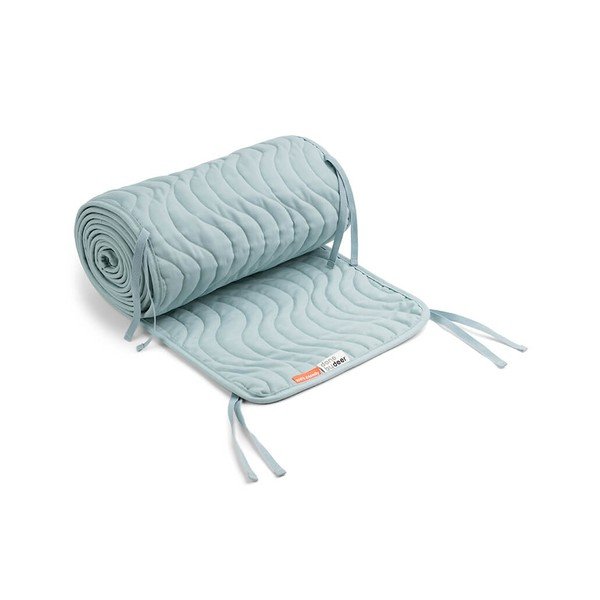 Kék steppelt pamut rácsvédő, hosszúság 360 cm Waves - Done by Deer