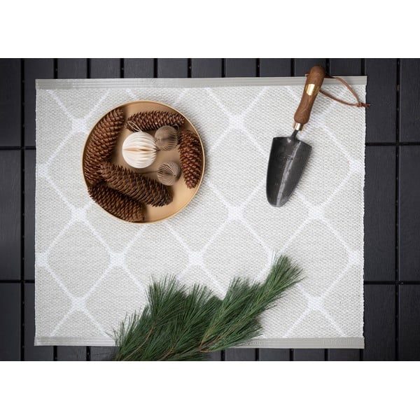 Világosszürke-krémszínű kültéri-beltéri szőnyeg 70x60 cm Rex Fossil – Pappelina-image-3