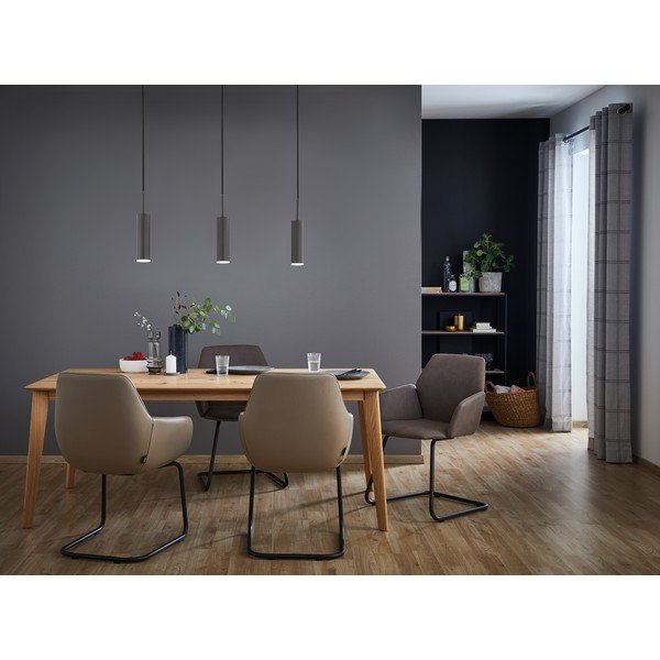 Fekete LED dimmelhető függőlámpa Stina – Fischer & Honsel-image-1