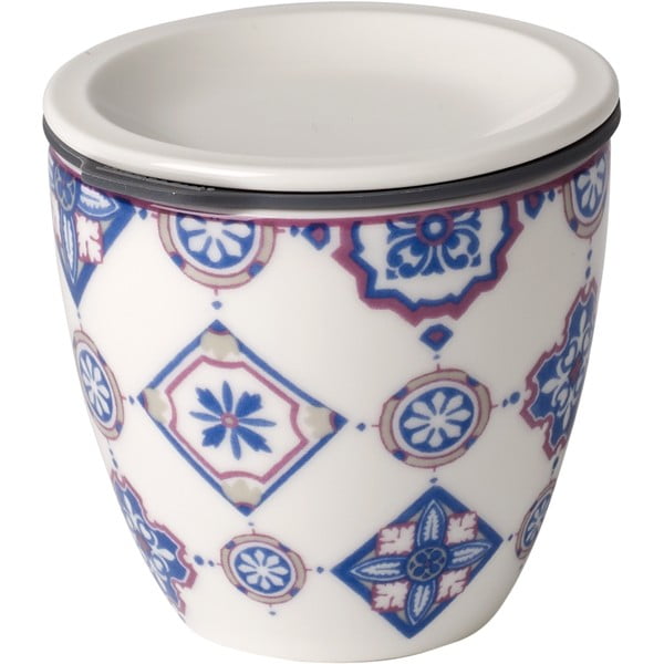 Like To Go kék-fehér porcelán ételtartó doboz, ø 7,3 cm - Villeroy & Boch