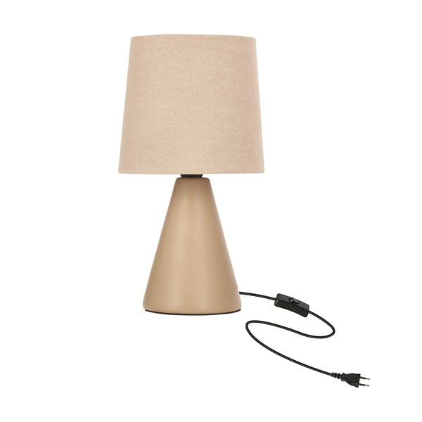 Bézs asztali lámpa textil búrával (magasság 24,5 cm) Satti – Candellux Lighting-image-3