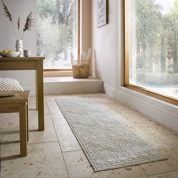 Szürke-bézs mosható futószőnyeg 58x230 cm Lucia – Flair Rugs-image-1