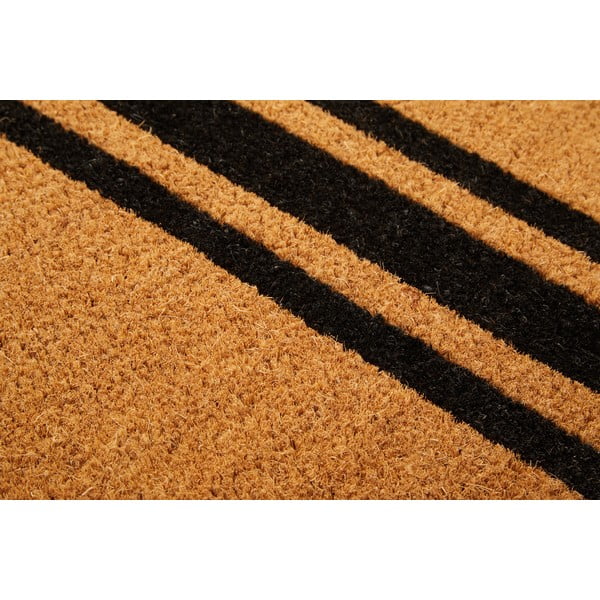 Kókuszrost lábtörlő 55x125 cm Black Stripe – Premier Housewares-image-1