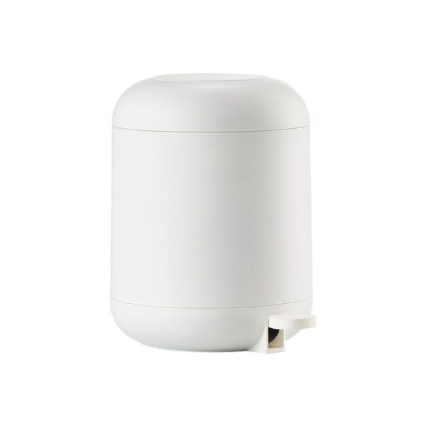 Fehér műanyag pedálos szemetes 4 l Sensu – Zone