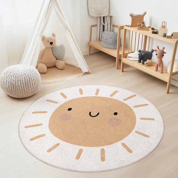 Mosható gyerek szőnyeg ø120 cm Sunny World – Mila Home-image-4