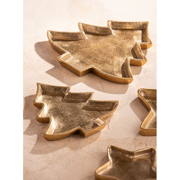 Fém dekoratív tálca 24x23 cm Noelle Christmas Tree – Ladelle-image-1