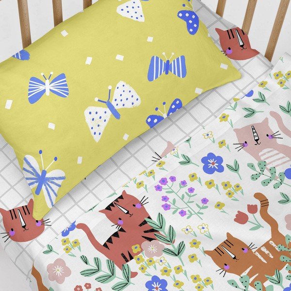 Meow pamut gyereklepedő, 70 x 140 cm - Moshi Moshi-image-4
