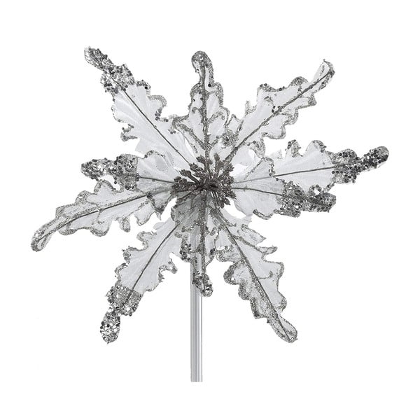 Charlotte ezüstszínű műanyag karácsonyi dekoráció - DecoKing