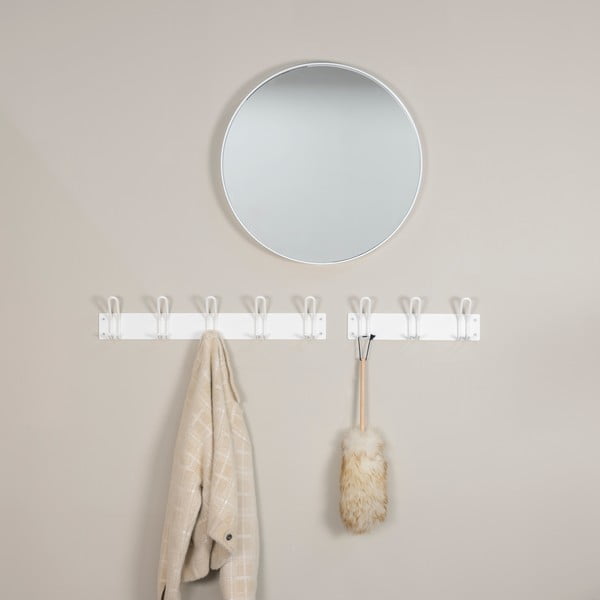 Fehér fém fali fogas 70 cm Miles – Spinder Design-image-1