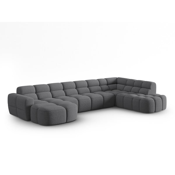 Szürke sarokkanapé Lisa – Micadoni Home-image-3