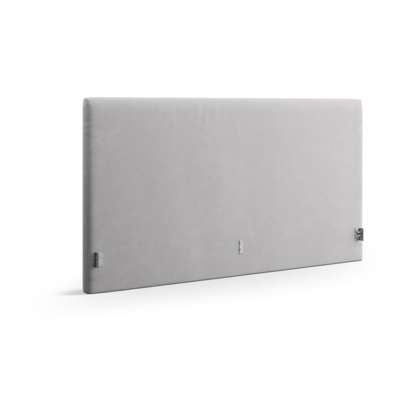 Világosszürke kárpitozott ágytámla 170,5x100 cm Remo – Micadoni 