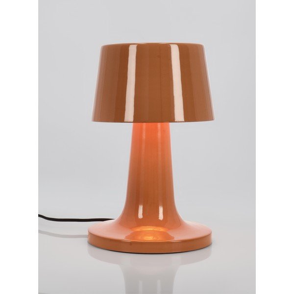 Narancssárga fém LED asztali lámpa fém búrával (magasság 51 cm) Turner – Bizzotto-image-1