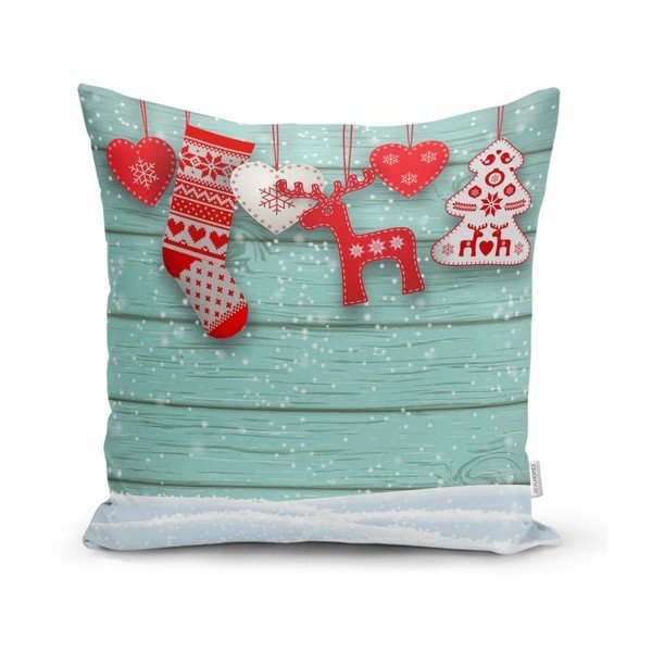 Winter Wonderland 4 db karácsonyi párnahuzat és asztali futó szett - Minimalist Cushion Covers-image-2