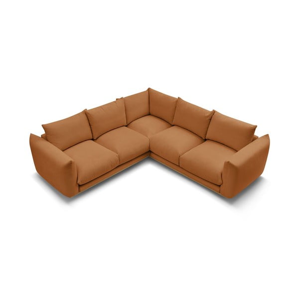 Narancssárga sarokkanapé Ernest – Bobochic Paris-image-4