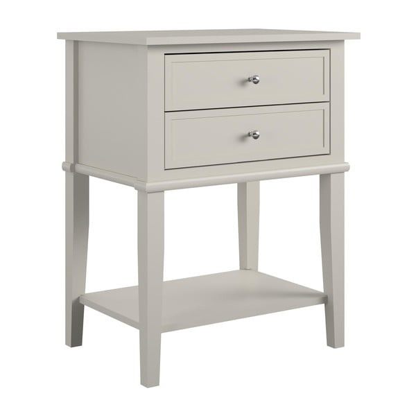Világosszürke éjjeliszekrény Franklin – Støraa