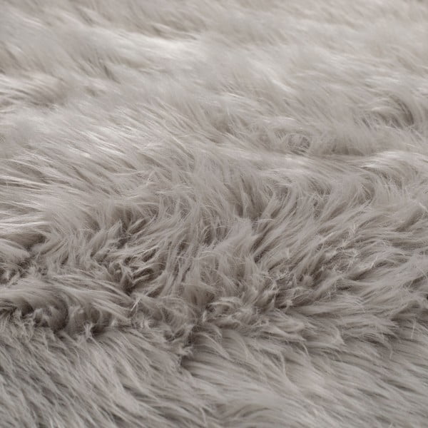 Sheepskin szürke szőnyeg, ⌀ 120 cm - Flair Rugs-image-1