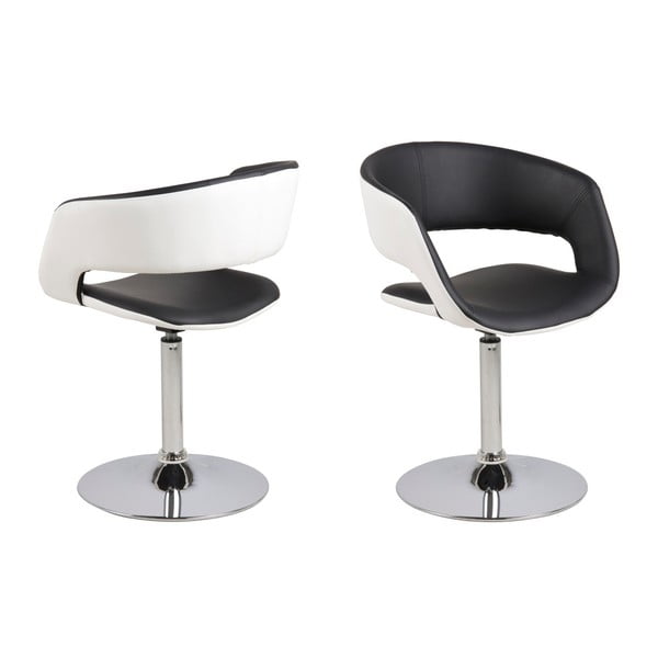 Grace fekete-fehér étkezőszék - Actona-image-1