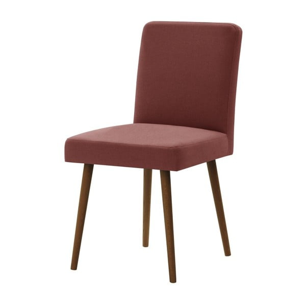 Fragrance téglavörös bükkfa szék, sötétbarna lábakkal - Ted Lapidus Maison