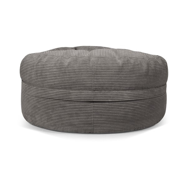 Krémszínű kordbársony babzsákfotel Roll 105 – SLOWDOWN-image-4