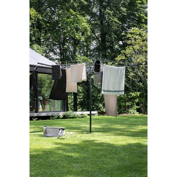 Antracitszürke kerti ruhaszárító 50 m Topspinner – Brabantia-image-1