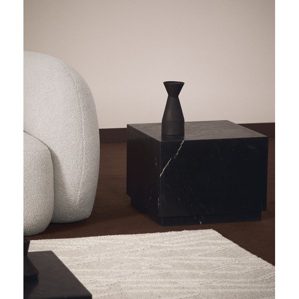 Márvány tárolóasztal 50x50 cm Sorein – Kave Home-image-2
