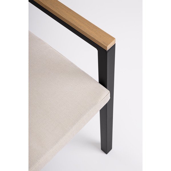 Antracitszürke fém kerti szék Henna – Bizzotto-image-4