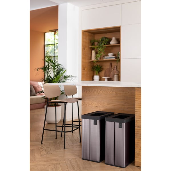 Rózsaszín újrahasznosított műanyag szelektív szemetes 54 l Verto Recycle – Curver-image-3