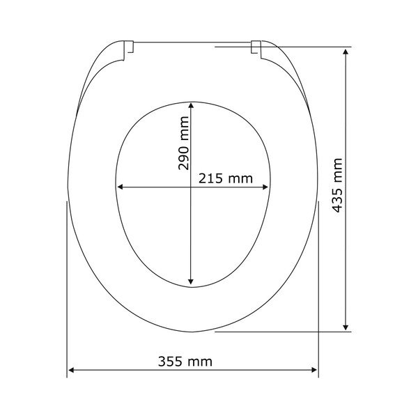 Santana fehér WC-ülőke, 44 x 37 cm - Wenko-image-4