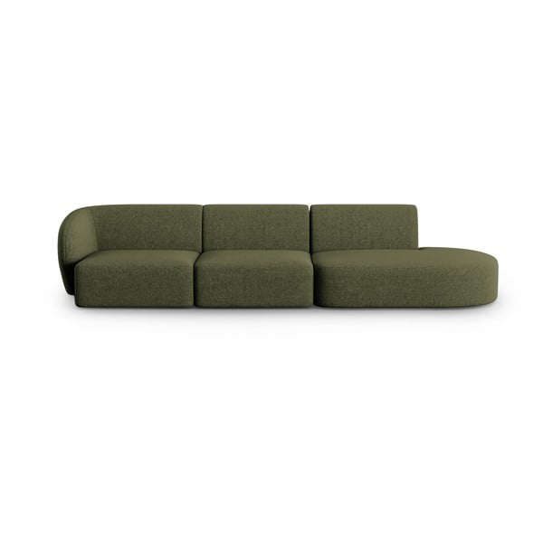 Zöld kanapé 302 cm Shane – Micadoni Home