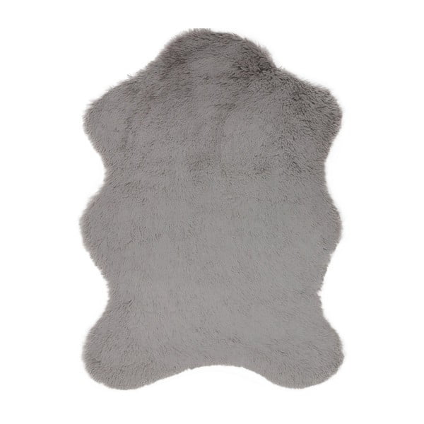 Tavsantuyu Grey szürke műszőrme szőnyeg, 80 x 105 cm