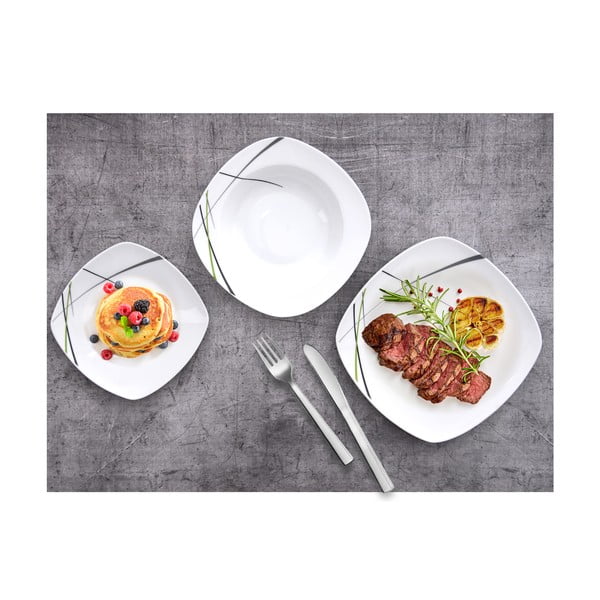 Green 18 db-os porcelán étkészlet - Orion-image-3