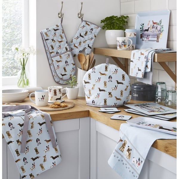 Konyharuha és edényfogó szett 4 db-os Curious Dogs – Cooksmart ®-image-2