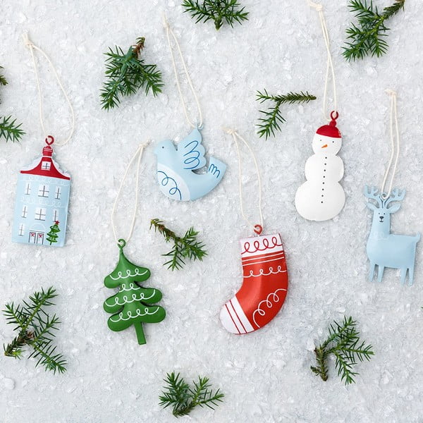 Snowman karácsonyi dekoráció - Rex London-image-3