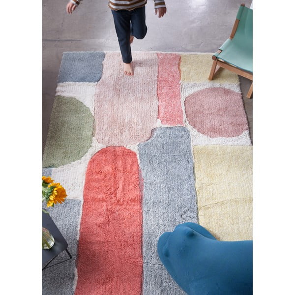 Mosható kézi szövésű gyapjú gyerek szőnyeg 170x240 cm Abstract – Lorena Canals-image-3