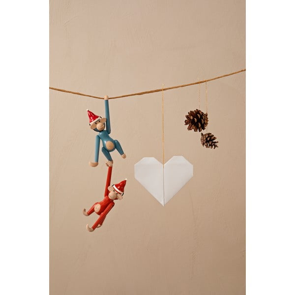 Tömörfa szobor (magasság 9,5 cm) Monkey Mini – Kay Bojesen Denmark-image-4