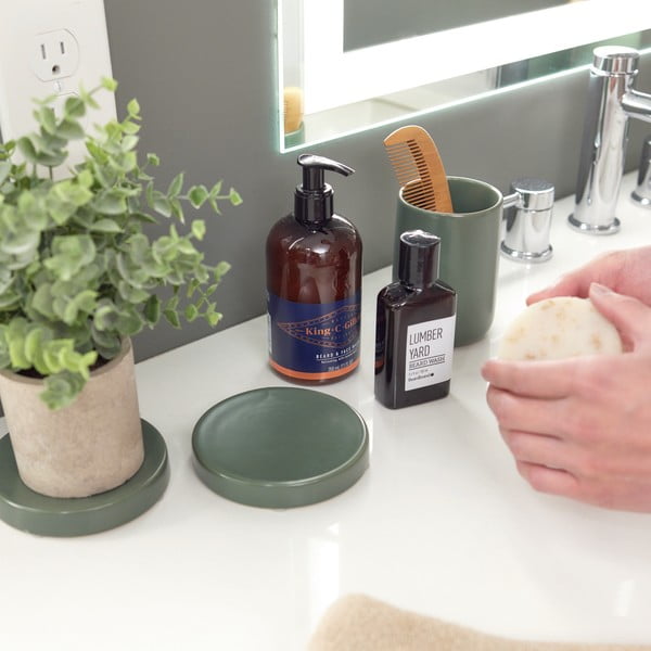 Eco Vanity zöld kerámia szappantartó - iDesign-image-2