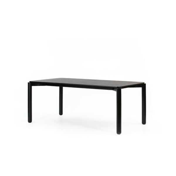 Atlas fekete étkezőasztal, 180 x 100 cm - Teulat-image-4