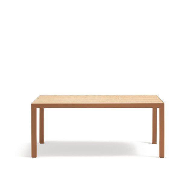 Étkezőasztal tölgyfa asztallappal 75x180 cm Alma – Teulat