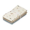 Világossárga bio pamut pelenka készlet 3 db-os 70x70 cm Sea Garden – Cam Cam Copenhagen
