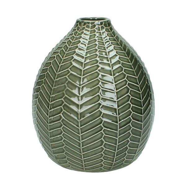 Szürke kerámia váza, 18,5 cm - HF Living