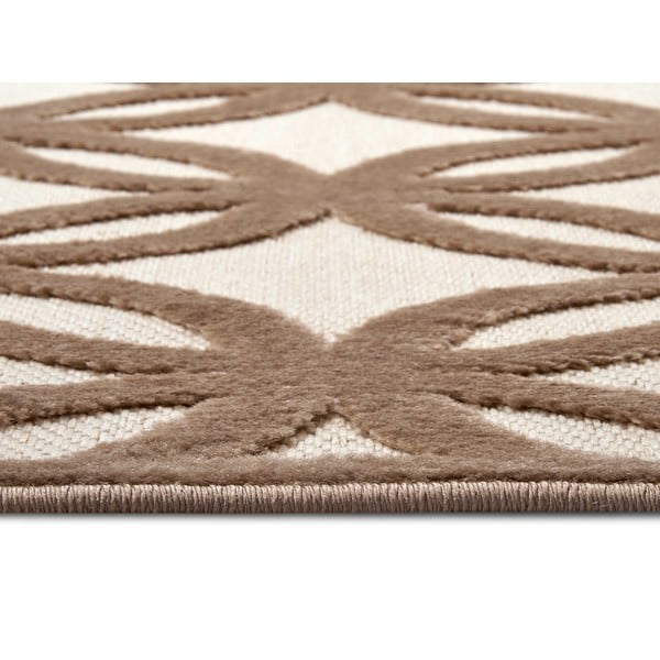 Barna szőnyeg 133x190 cm Iconic Circle – Hanse Home-image-2