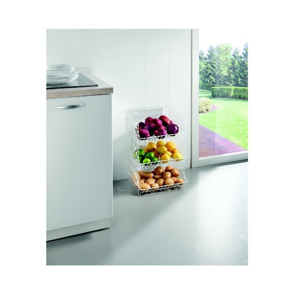 Basket zöldségtartó kosár, hossz 34 cm - Metaltex-image-2