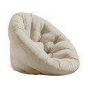 Nido bézs len fotel - Karup Design