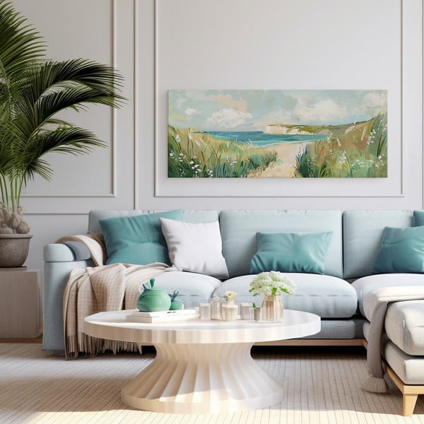 Kép 60x150 cm Gouache Sea – Styler-image-2