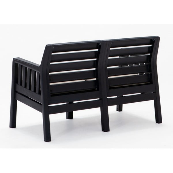 Antracitszürke négyszemélyes kerti lounge szett Lara – Floriane Garden-image-4