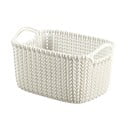 Knit fehér tárolókosár, 3 l - Curver
