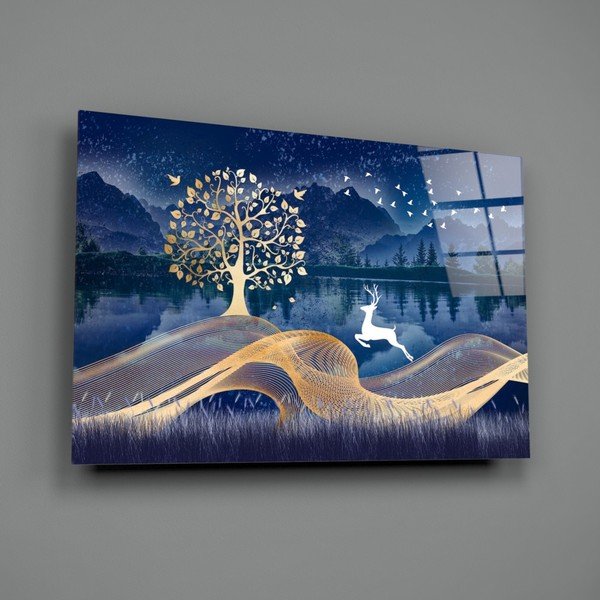 Magic Deer üvegkép, 72 x 46 cm - Insigne-image-3