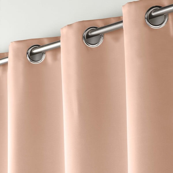 Rózsaszín sötétítő függöny 135x240 cm Occult – douceur d'intérieur-image-1