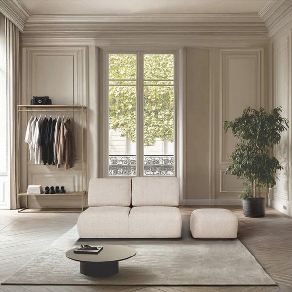 Krémszínű buklé lábtartó Mirel – Rodier-image-1